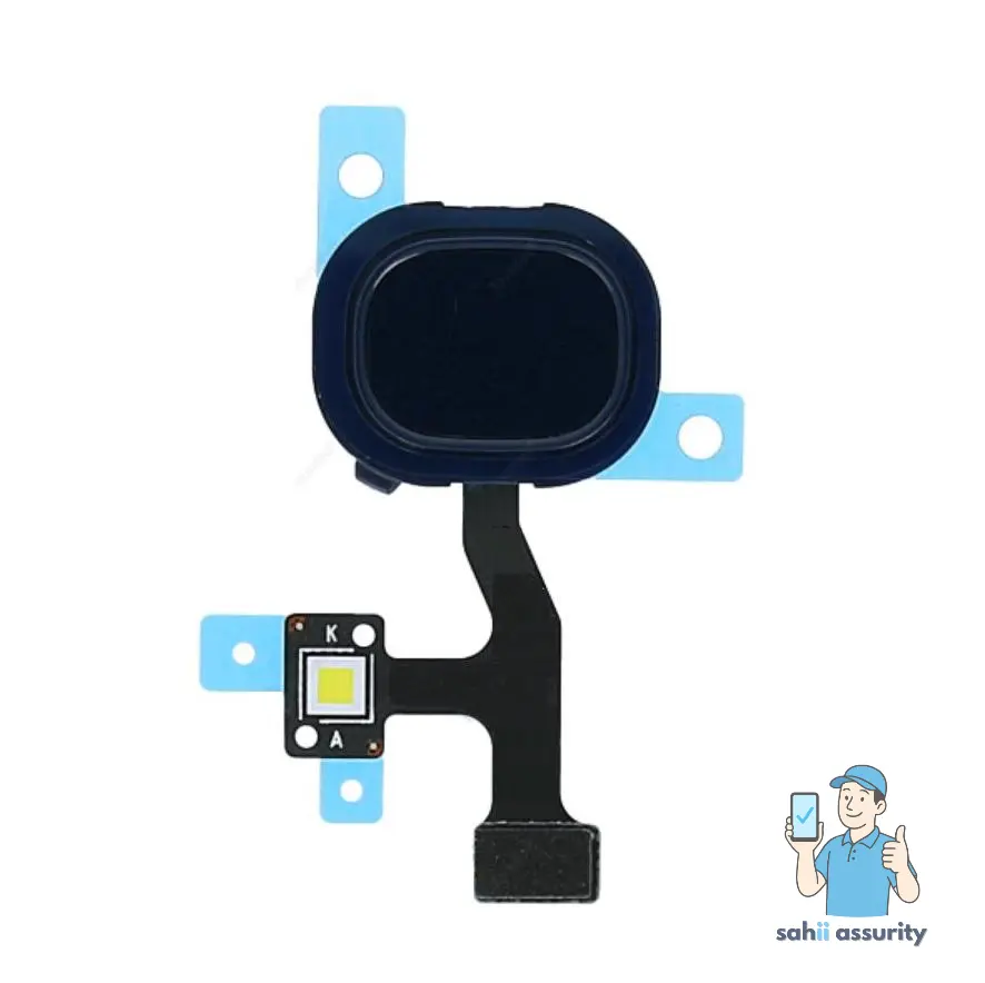 Fingerprint Sensor with Flex Cable for Samsung Galaxy M31 Black thumbnail